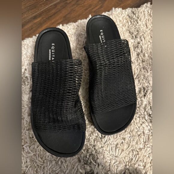 FREE PEOPLE IRINA Flatform Sandals /BLACK - Picture 4 of 5